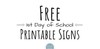 first Day of school printable signs free miami mom collective