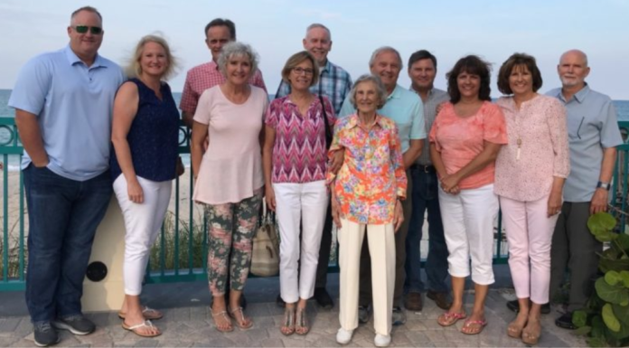 Lessons Learned from Betty: A Tribute to My 90-Year-Old Mom Image: Betty pictured with her children and their spouses