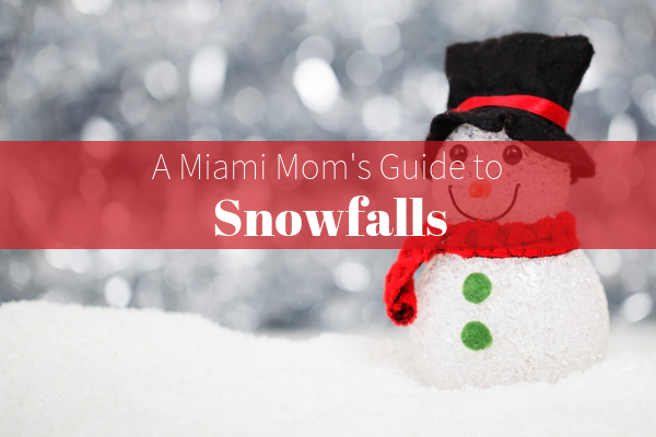 Snowfall Guide to Snowfalls Miami Moms Blog