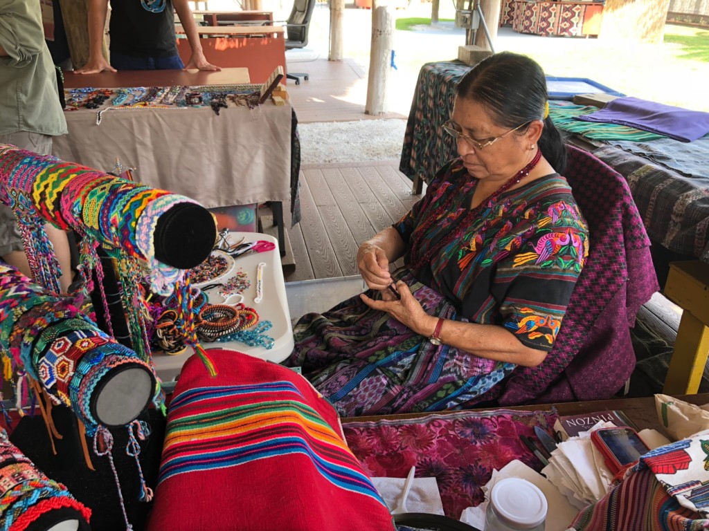 Image: Miccosukee Indian Village Mayan beadwork
