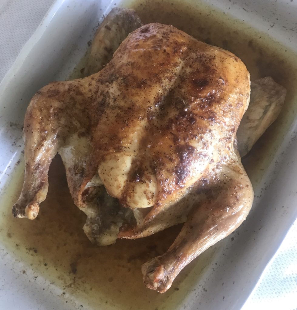 whole roasted chicken