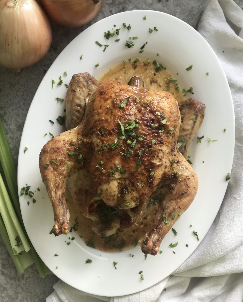 whole roasted chicken