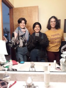 Image: Becky with her daughters