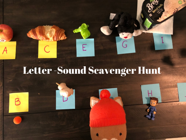 Letter-Sound Scavenger Hunt Cindy Herdé Contributor Miami Moms Blog