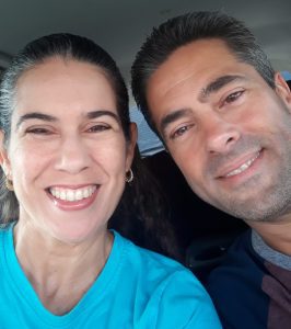 Becky and her husband (Creative Date Night Ideas on a Budget Becky Gonzalez Contributor Miami Mom Collective)