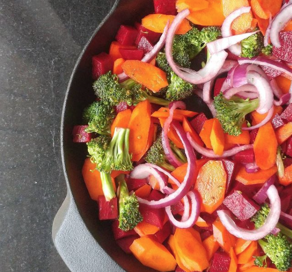 A pan of veggie stir-fry (Janeris Marte Contributor Miami Mom Collective)