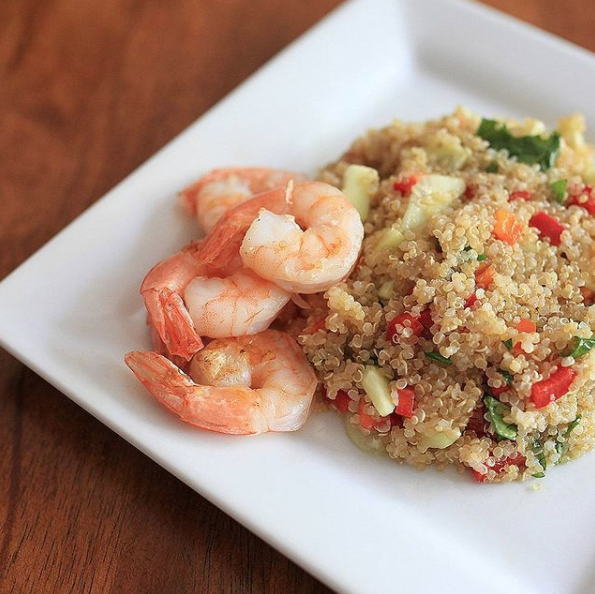 Janeris' famous quinoa salad (Recipes: 3 Inspirations to Help You Keep Your New Year's Resolutions Janeris Marte Contributor Miami Mom Collective)