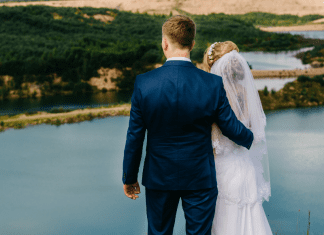 A bride and groom (Husband Appreciation Day: Celebrate the Hubbies Lorena Lougedo Contributor Miami Mom Collective)