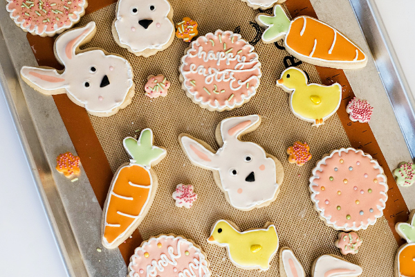 Easter cookies (Celebrating Easter With A Creative Egg Hunt Jessica Alvarez-Ducos Contributor Miami Mom Collective)