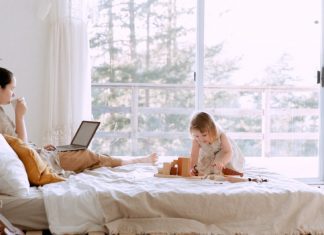 A mom having a cup of coffee to start her day (Like Throwing Caffeine On An Anxiety Fire Kristen Llorca Contributor Miami Mom Collective)