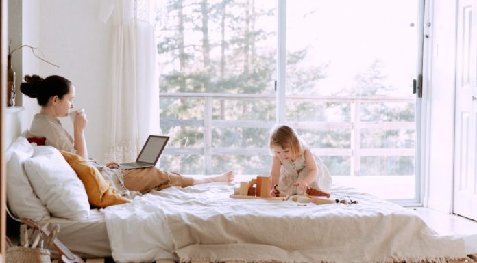 A mom having a cup of coffee to start her day (Like Throwing Caffeine On An Anxiety Fire Kristen Llorca Contributor Miami Mom Collective)
