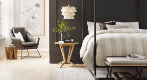 A trendy bedroom design (Home Design Trends: The Art of Living Well Vanessa Santamaria Contributor Miami Mom Collective)