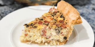 Easter Brunch Recipe: Quiche A slice of homemade quiche (Easter Brunch Recipe: Quiche Daniela Muir Contributor Miami Mom Collective)