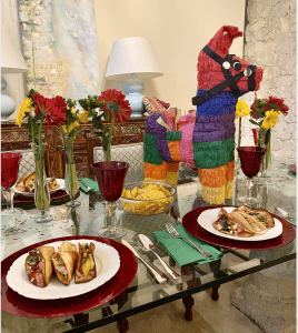 Tablescape for Cinco de Mayo (Cinco de Mayo: 3 Unusual Taco Combinations Your Family Will Love Meredith Kallaher Contributor Miami Mom Collective)