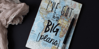 Image: A map of the world and a pen