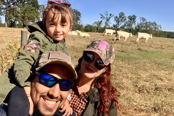 Image: Jessica with her family