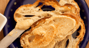 Image: Sunflower seed butter on toast