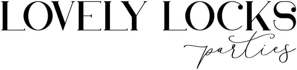 Lovely Locks Parties Logo