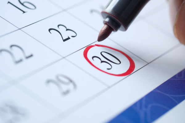 A picture of a calendar (Lorena Lougedo Contributor Miami Mom Collective)