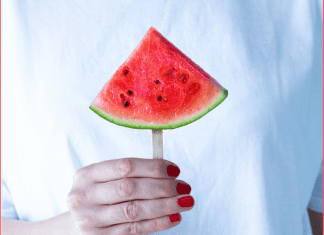 A frozen watermelon pop (Watermelon Pops: Real Fruit Frozen Treats Your Kids Will Love Dina Garcia Contributor Miami Mom Collective)