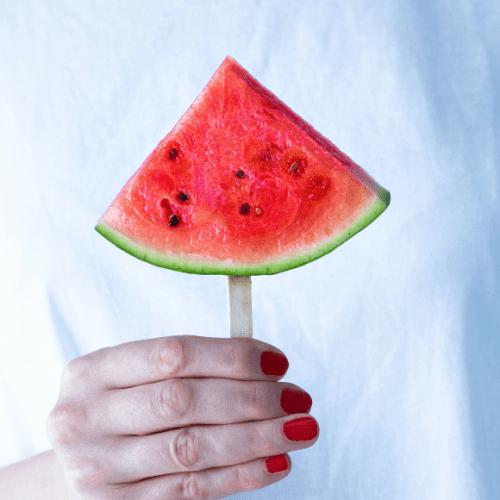 A frozen watermelon pop (Watermelon Pops: Real Fruit Frozen Treats Your Kids Will Love Dina Garcia Contributor Miami Mom Collective)