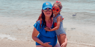 Beach More, Stress Less: Beach Day Tips and Hacks Jessica with her daughter at the beach (Beach More, Stress Less : Beach Day Tips and Hacks Jessica Alvarez-Ducos Contributor Miami Mom Collective)