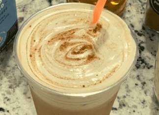 Image: A cup of homemade pumpkin cream cold brew