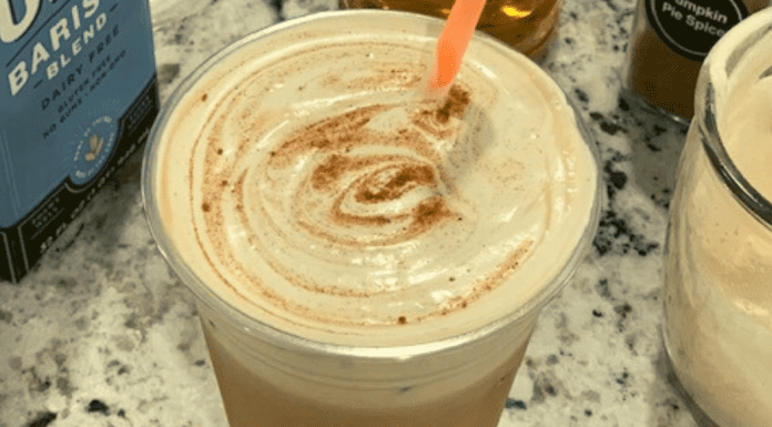 Image: A cup of homemade pumpkin cream cold brew