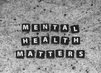 Image: Letter tiles that read "Mental Health Matters" (Mental Illness Awareness Week: Breaking the Stigma Becky Gonzalez Contributor Miami Mom Collective)