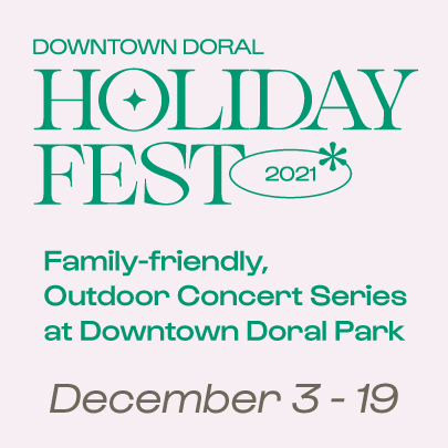 Image: Downtown Doral Holiday Fest Logo (The Ultimate Guide to 2021 Miami Area Holiday Events & Activities Lynda Lantz Contributor Miami Mom Collective) Image: Downtown Doral Holiday Fest Logo (The Ultimate Guide to 2021 Miami Area Holiday Events & Activities Lynda Lantz Contributor Miami Mom Collective)