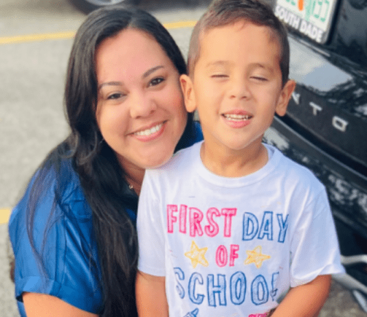 National Scholarship Month: Special Needs Edition Image: Krystal and her son JJ on his first day of school (National Scholarship Month: Special Needs Edition Krystal Giraldo Contributor Miami Mom Collective)