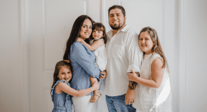 A portrait of Diana's family