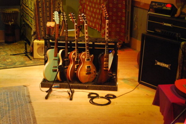 An electrical chord wound in the shape of Mickey Mouse at Aerosmith’s Rock’n’Roller Coaster at Disney’s Hollywood Studios