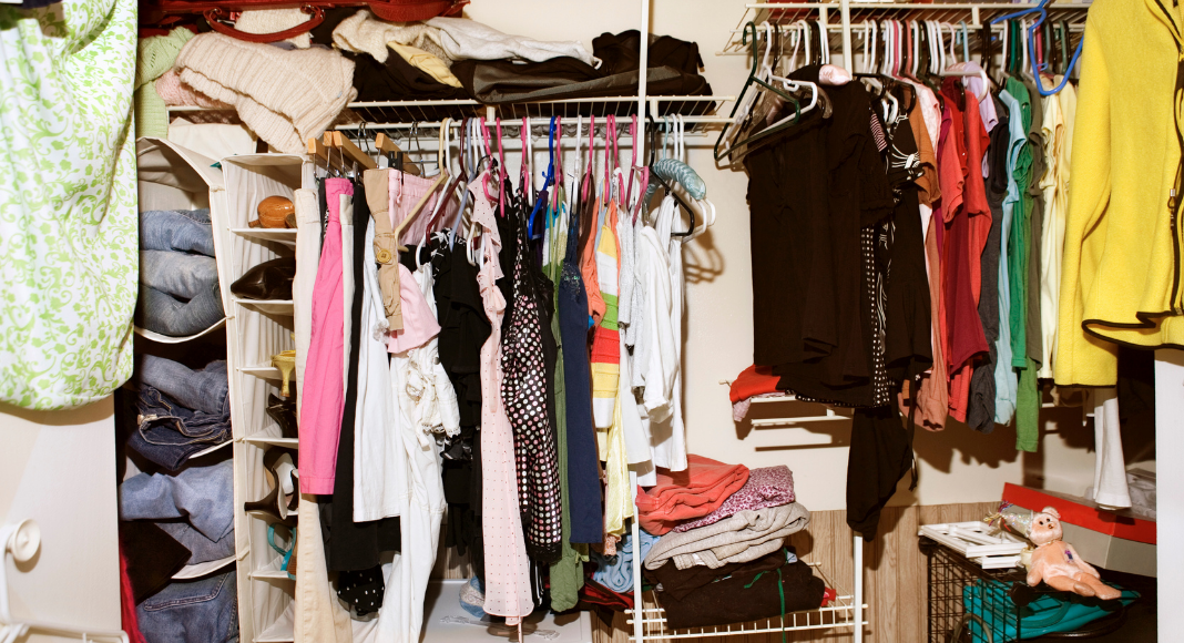 A photo of Adita's organized closet