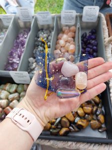 Gemstones for sale at Miami Shores' Farmers Market