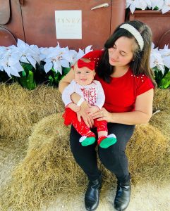 Mother and daughter at Tinez Farms