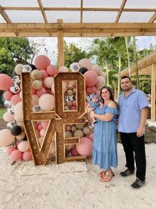 A family photo at a local event