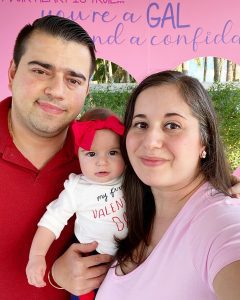 A family photo for Valentine's Day