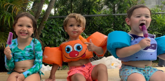 Playdates and Safety: 4 Things to Keep in Mind Three kids eating popsicles by the pool
