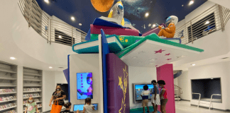 Summer in Miami Staycation Bucket List Families enjoying the Cybrarium in Homestead