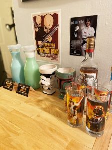 A themed drink table