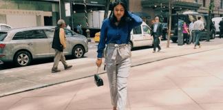 5 Tips for Returning to the Office After Maternity Leave A woman walking to work in the city