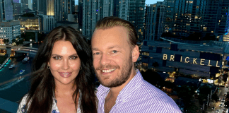 Morgan and her partner enjoying a date night at Rosa Sky