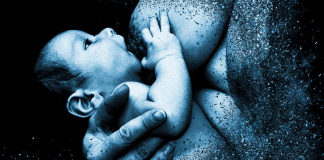 A mother breastfeeding her newborn baby