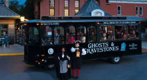 The Ghost & Gravestones Trolly in St. Augustine