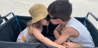Sensory Overload: 4 Tips to Help You Manage It as a Mama Two children sitting together in a wagon