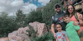 Rachelle and her family at Disney's Fort Wilderness Resort in Orlando, FL