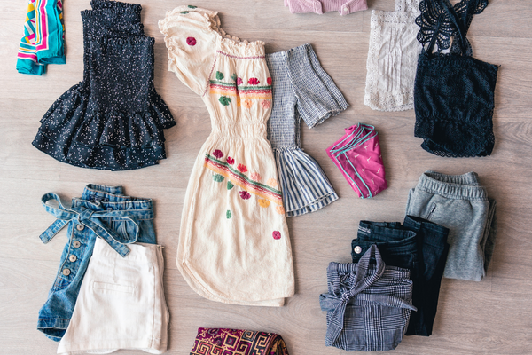 Image: A collection of stylish clothing pieces