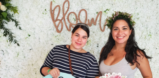 High-Functioning Mental Illness: A Personal Story Image: Minnie and a friend at a Miami Mom Collective Bloom event