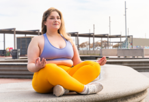 Image of woman practicing meditation